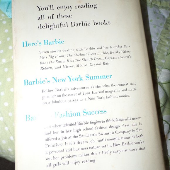 Vintage 1962 Hardback Barbies Fashion Success Book - Picture 10 of 10
